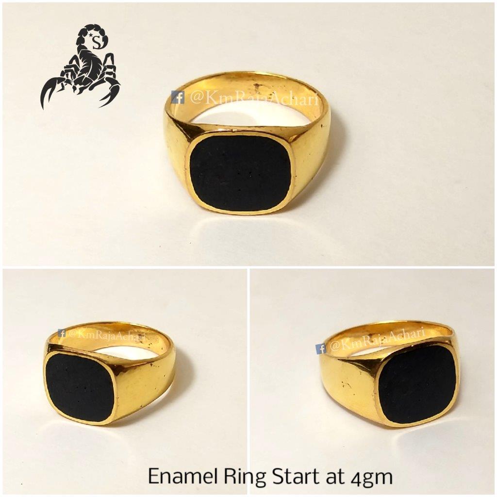 Enamel Plain Ring