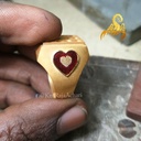 Stone With Christian Ring