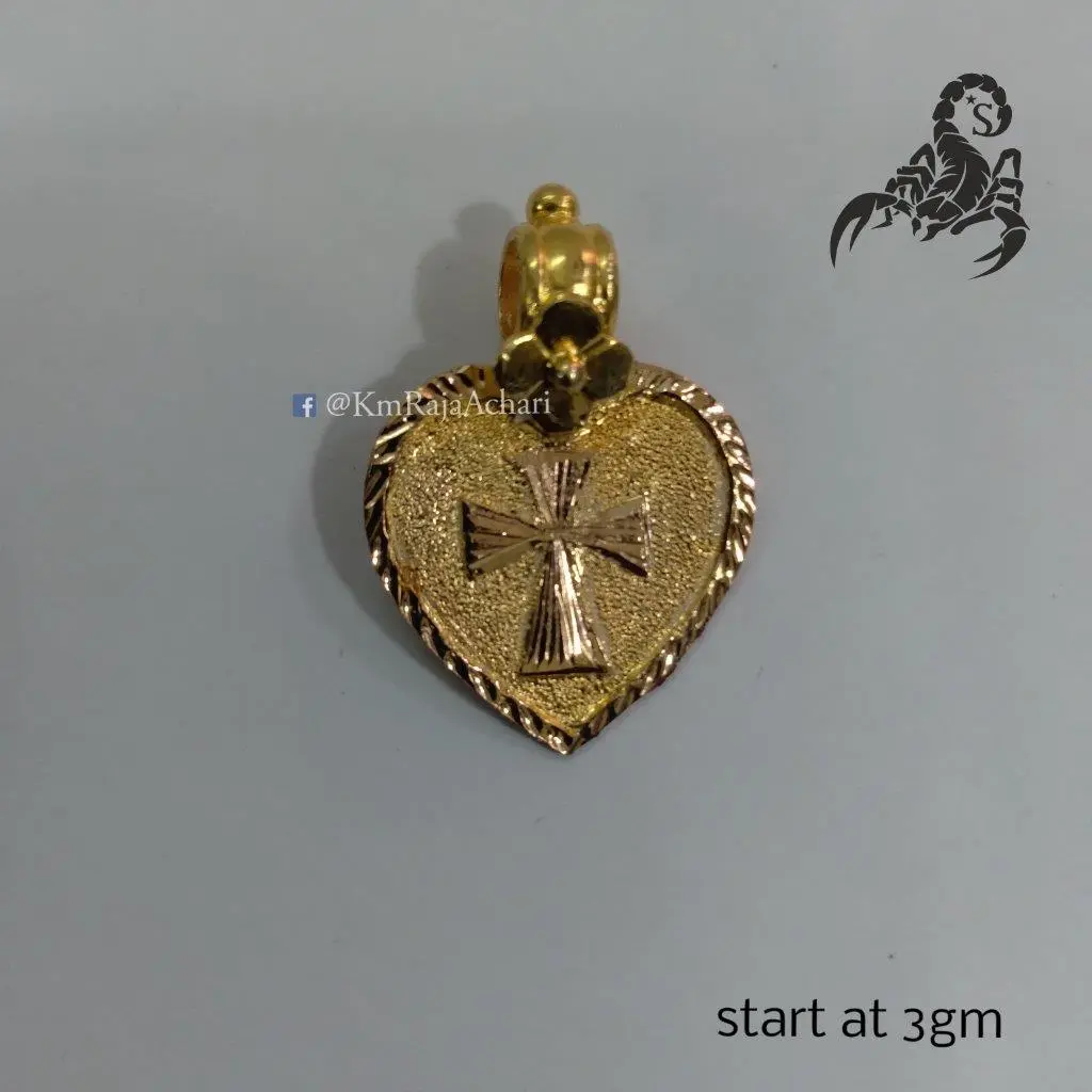 Christian Cross Thali - Pendant 
