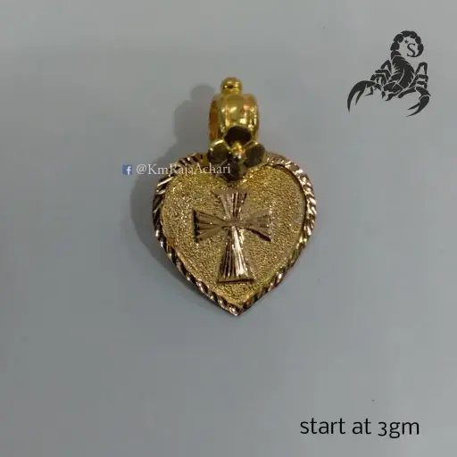 Christian Cross Thali - Pendant 