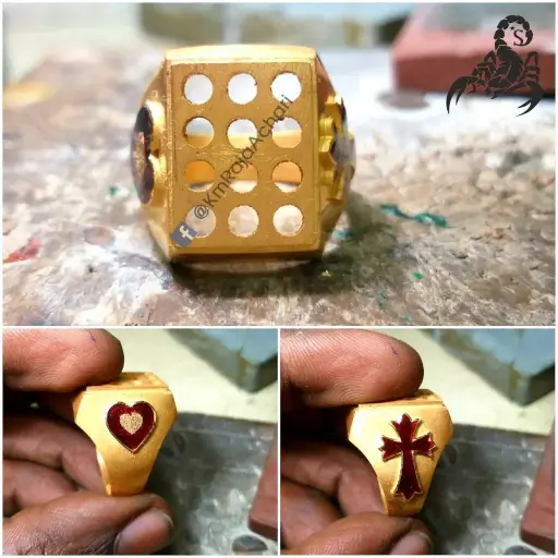 Stone With Christian Ring