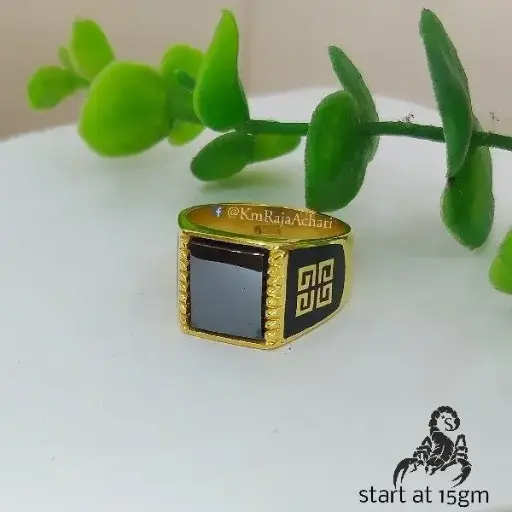 Granit With Enamel Ring